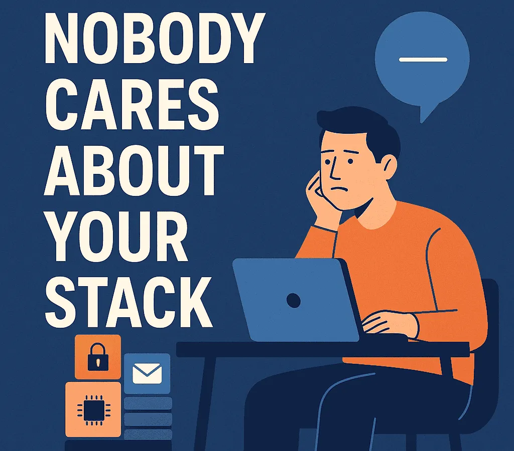 Nobody Cares About Your Tech Stack